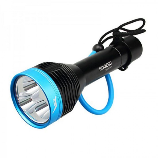 D30 Underwater 100m U4 3000LM 3Modes Diving Light Dive Flashlight Suit with 32650 & Charger & Bracket