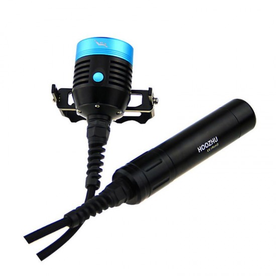 HU33 Underwater 100m 4x LEDs 4000LM 3Modes Diving Light Dive Flashlight Suit HU33 Underwater 100m 4x LEDs 4000LM 3Modes Diving Light Dive Flashlight Suit