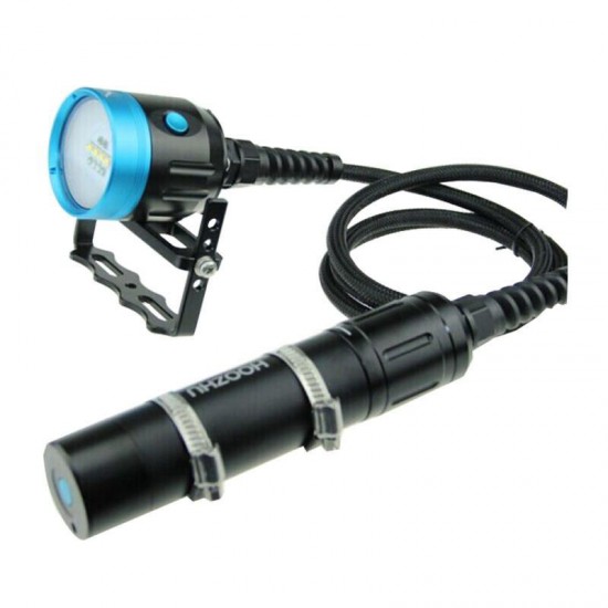 HV33 Underwater 120m 10x LEDs 4000LM Dual Swicth 2Group Modes UV Diving Light Dive Flashlight HV33 Underwater 120m 10x LEDs 4000LM Dual Swicth 2Group Modes UV Diving Light Dive Flashlight