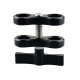S01 2-Hole Diving Bracket Underwater Adjustable Diving Light Arms Camera Arm Diving Flashlight Support S01 2-Hole Diving Bracket Underwater Adjustable Diving Light Arms Camera Arm Diving Flashlight Support
