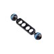 S05 Φ25.4 5inch Double Ball Head Connecting Bracket Support for Diving Light Diving Camera Flashlight Arm