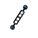 S05 Φ25.4 5inch Double Ball Head Connecting Bracket Support for Diving Light Diving Camera Flashlight Arm