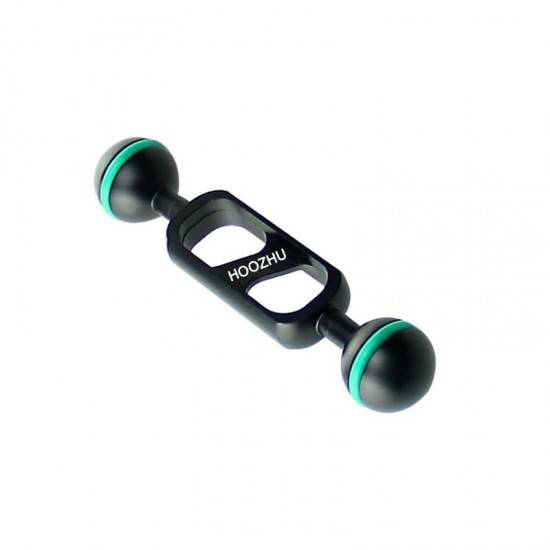 S50 Φ24.5 5inch Double Ball Head Connecting Bracket Support for Diving Light Diving Flashlight Arm Camera Dive S50 Φ24.5 5inch Double Ball Head Connecting Bracket Support for Diving Light Diving Flashlight Arm Camera Dive