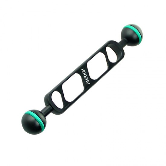 S70 Φ24.5 7inch Double Ball Head Connecting Bracket Support for Diving Light Flashlight Arm Diving Camera Dive S70 Φ24.5 7inch Double Ball Head Connecting Bracket Support for Diving Light Flashlight Arm Diving Camera Dive
