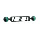 S70 Φ24.5 7inch Double Ball Head Connecting Bracket Support for Diving Light Flashlight Arm Diving Camera Dive S70 Φ24.5 7inch Double Ball Head Connecting Bracket Support for Diving Light Flashlight Arm Diving Camera Dive