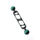 S70 Φ24.5 7inch Double Ball Head Connecting Bracket Support for Diving Light Flashlight Arm Diving Camera Dive S70 Φ24.5 7inch Double Ball Head Connecting Bracket Support for Diving Light Flashlight Arm Diving Camera Dive