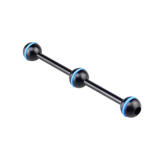 SR07 Φ25.4 7inch Three Ball Head Connecting Bracket Support for Diving Light Diving Flashlight A SR07 Φ25.4 7inch Three Ball Head Connecting Bracket Support for Diving Light Diving Flashlight A