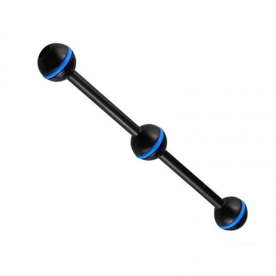 SR07 Φ25.4 7inch Three Ball Head Connecting Bracket Support for Diving Light Diving Flashlight A SR07 Φ25.4 7inch Three Ball Head Connecting Bracket Support for Diving Light Diving Flashlight A