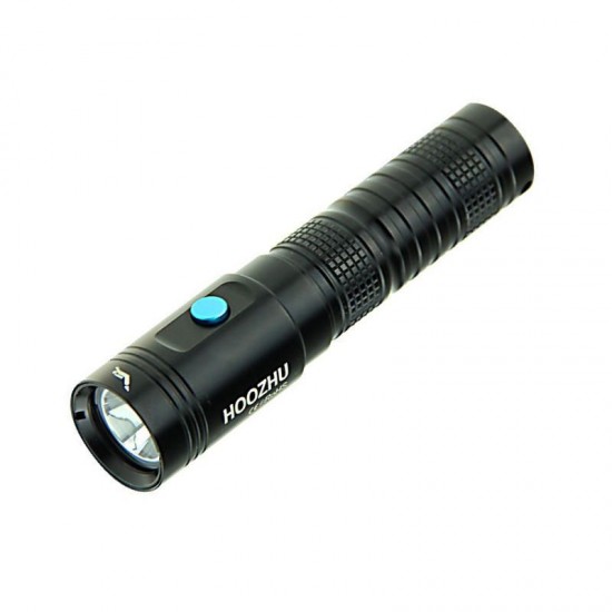 U10 Underwater 80m U2 900LM 3Modes Easy Operation Diving Light Portable Waterproof EDC Flashlight Suit with 18650 & Charger