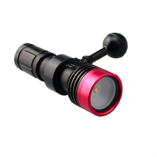 V11 Underwater 100m U2 3Modes Diving Light Dive Flashlight Suit with 18650 & Charger & Bracket