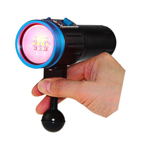 V13 Underwater 100m 12x LED Bulbs 2600LM Dual Swicth 2-group Modes UV Diving Light Dive Flashlight Suit with 32650 & Charger &Bracket V13 Underwater 100m 12x LED Bulbs 2600LM Dual Swicth 2-group Modes UV Diving Light Dive Flashlight Suit with 32650 & Charger &Bracket