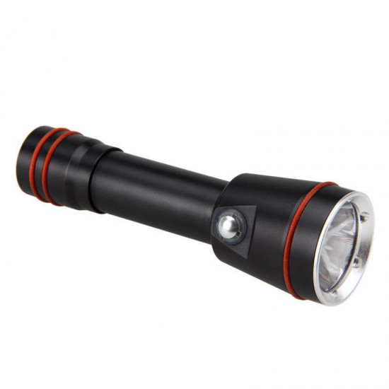 Q21 L2 LED 2800LM 3 Modes Outdoor Portable Underwater Diving Flashlight 18650 Battery