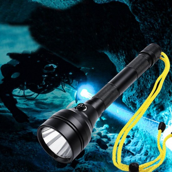 SD07 XPH70 3000lm 6000K Underwater 100m LED Diving Flashlight Super Bright Camera Fill Light LED Searching Flashlight