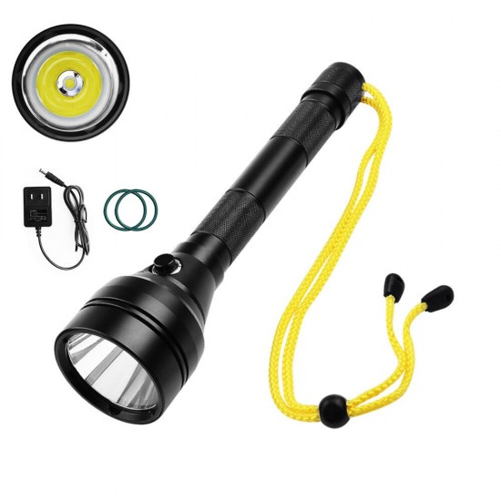 SD07 XPH70 3000lm 6000K Underwater 100m LED Diving Flashlight Super Bright Camera Fill Light LED Searching Flashlight