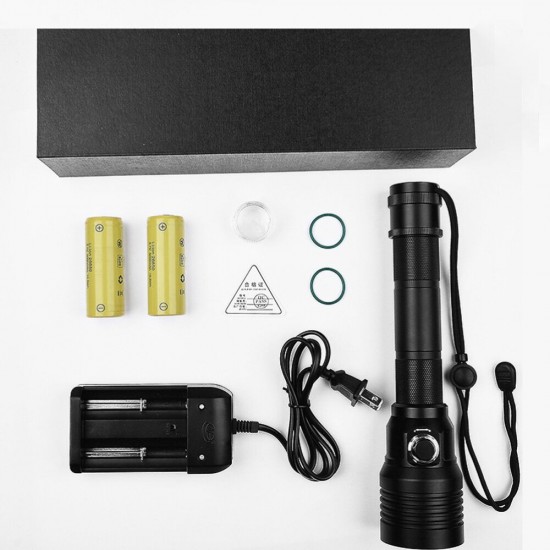 SD08 XM L2 1000lm 4000K/6000K LED Dive Flashlight 100m Underwater Scuba Diving Light 2 Modes LED Photogragh Fill Light