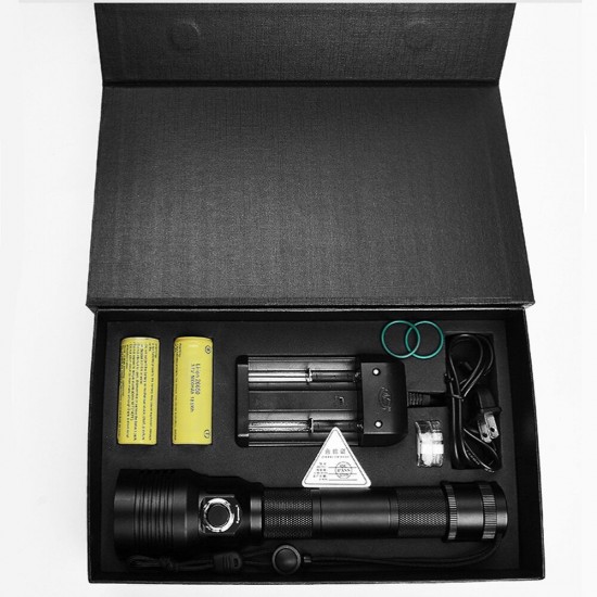 SD08 XM L2 1000lm 4000K/6000K LED Dive Flashlight 100m Underwater Scuba Diving Light 2 Modes LED Photogragh Fill Light