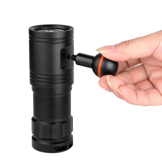 DF30 2350lm Rechargeable Dive Flashlight Underwater Diving Photo Video Flashlight