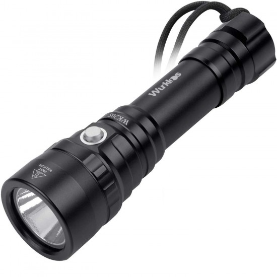 WK20S XHP35 5000-5500K 2000 Lumens Underwater150m/164yard Diving Ligh