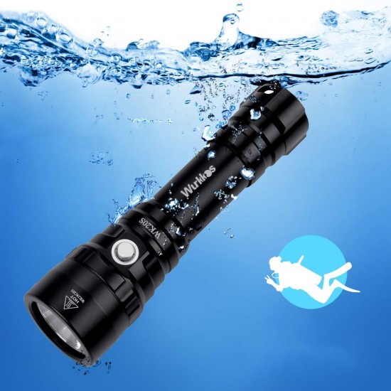 WK20S XHP35 5000-5500K 2000 Lumens Underwater150m/164yard Diving Ligh