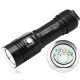 DL02 Underwater 100m 900LM 3Modes Power Indicator Portable Dive Flashlight Camera Fill Light