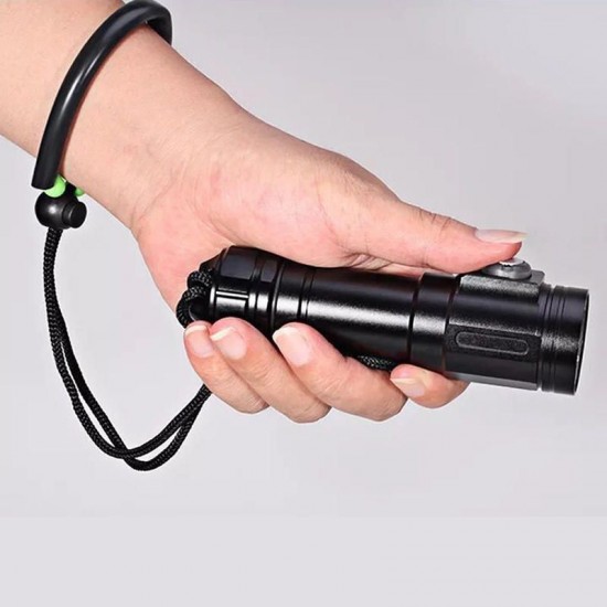 DX1 L2 700Lumens 5Modes Charging Indicator Underwater 80m Diving Flashlight 1x18650/1x26650