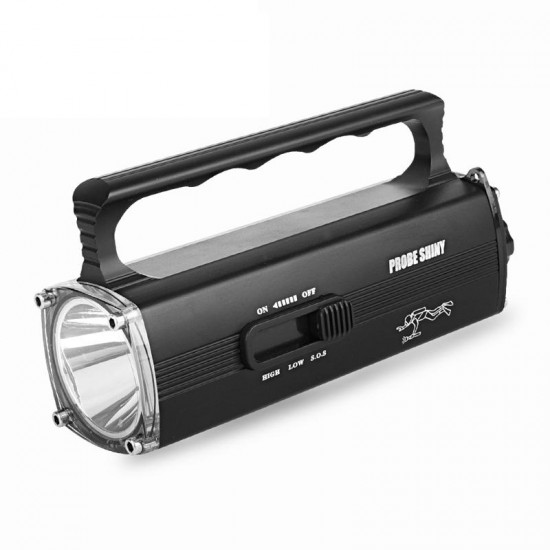 HS-S118 L2 LED 3Modes 600Lumens Power Display Portable LED Diving Flashlight 18650