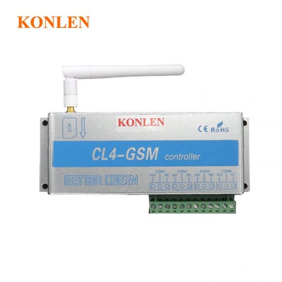 4 Relay of GSM Controller SMS Call Remote Control Switch