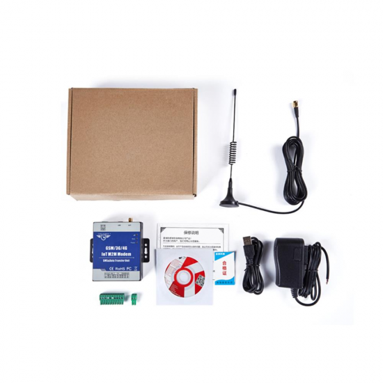 D223 M2M Modem GSM 3G DTU Support Programmable SMS Data Transfer with TTL RS485 Port Access Control