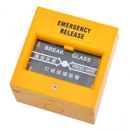 Emergency Door Release Fire Alarm Swtich Break Glass Exit Release Switch Glass Break Alarm Button
