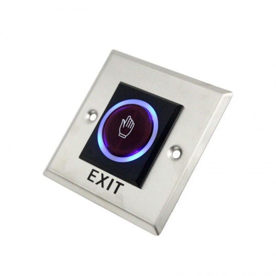 Infrared Sensor Switch No Touch Contactless Door Release Exit Button with LED Indication