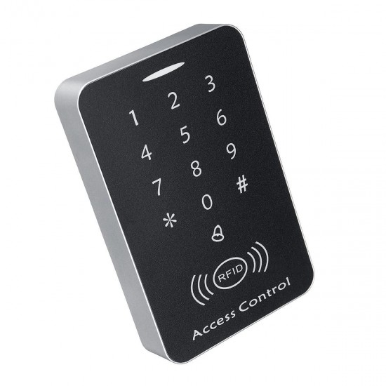 RFID Access Control System Security IDCard Password Entry Door Lock with 10Pcs Keyfob