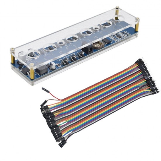 12V Power DIY Glow Tube Clock Module Board Motherboard For IN14 Tube Digital Clock With Shell 12V Power DIY Glow Tube Clock Module Board Motherboard For IN14 Tube Digital Clock With Shell