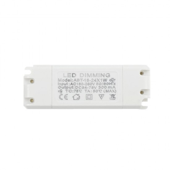 18W 20W 24W LED Isolated Modulation Light External Driver Power Supply AC180-265V Constant Current Thyristor Dimming Module