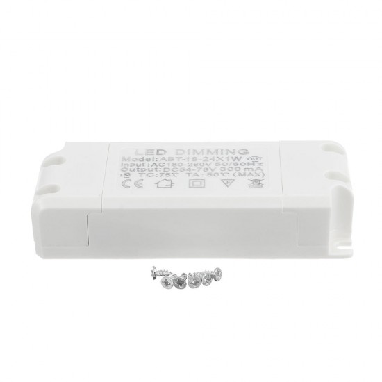 18W 20W 24W LED Isolated Modulation Light External Driver Power Supply AC180-265V Constant Current Thyristor Dimming Module