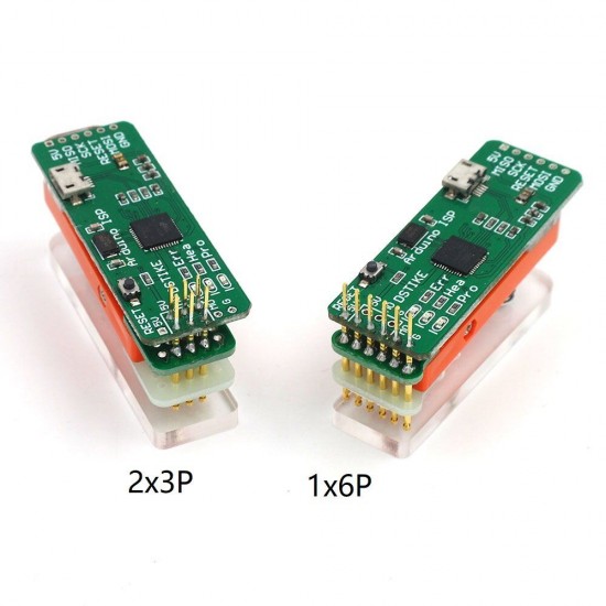 1x6P 2x3P Bootloader Flash Tool Board Micro-USB IDE