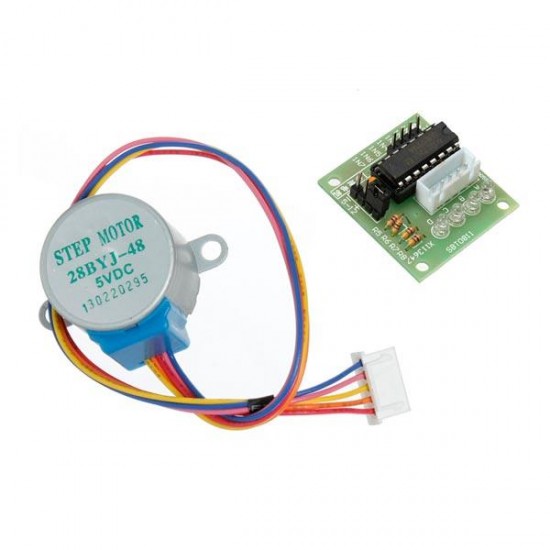 28YBJ-48 DC 5V 4 Phase 5 Wire Stepper Motor With ULN2003 Driver Board 28YBJ-48 DC 5V 4 Phase 5 Wire Stepper Motor With ULN2003 Driver Board