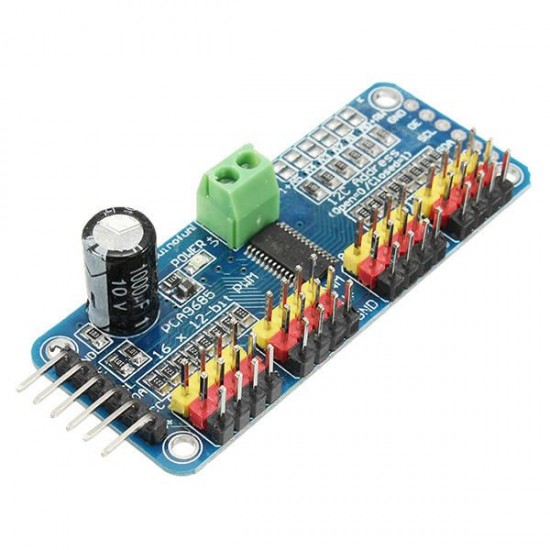 3Pcs PCA9685 16-Channel 12-bit PWM Servo Motor Driver I2C Module