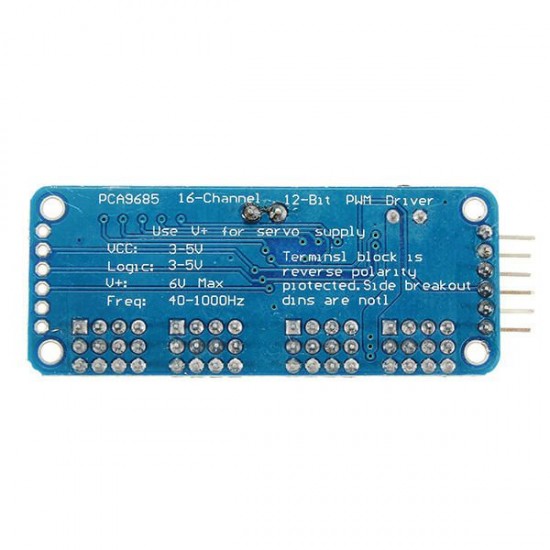 3Pcs PCA9685 16-Channel 12-bit PWM Servo Motor Driver I2C Module