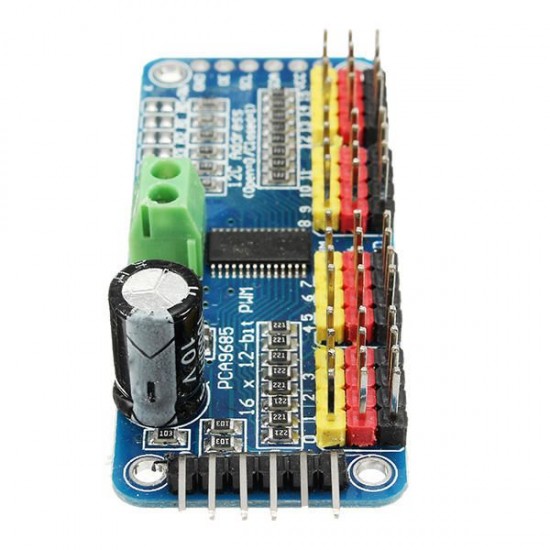 3Pcs PCA9685 16-Channel 12-bit PWM Servo Motor Driver I2C Module