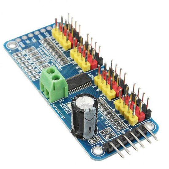 5Pcs PCA9685 16-Channel 12-bit PWM Servo Motor Driver I2C Module 5Pcs PCA9685 16-Channel 12-bit PWM Servo Motor Driver I2C Module