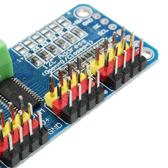 5Pcs PCA9685 16-Channel 12-bit PWM Servo Motor Driver I2C Module 5Pcs PCA9685 16-Channel 12-bit PWM Servo Motor Driver I2C Module