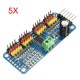 5Pcs PCA9685 16-Channel 12-bit PWM Servo Motor Driver I2C Module 5Pcs PCA9685 16-Channel 12-bit PWM Servo Motor Driver I2C Module