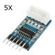 5Pcs ULN2003 Stepper Motor Driver Board 5-12V 4 Way Signal Indicator 5Pcs ULN2003 Stepper Motor Driver Board 5-12V 4 Way Signal Indicator