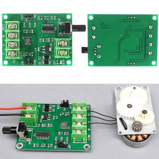 5V-12V DC Brushless Motor Driver Board Controller For Hard Drive Motor 3/4 Wire