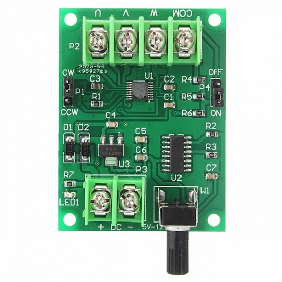 5V-12V DC Brushless Motor Driver Board Controller For Hard Drive Motor 3/4 Wire