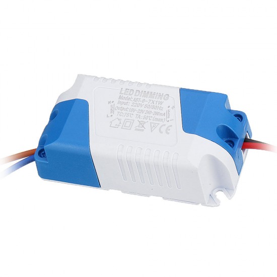 6W 7W LED Non Isolated Modulation Light External Driver Power Supply AC110/220V Constant Current Thyristor Dimming Module