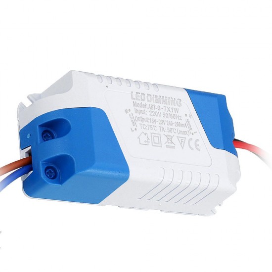 6W 7W LED Non Isolated Modulation Light External Driver Power Supply AC110/220V Constant Current Thyristor Dimming Module