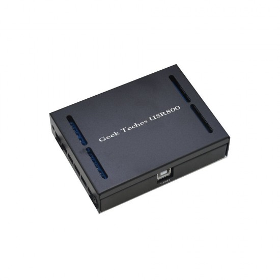 8 Channel USR800 Controller 12V USB Relay Board Module Controller for Automation Robotics Smart Home Black