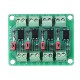 817 Optocoupler 4 Channel Voltage Isolation Board Voltage Control Switching Module Optical Isolation Module 3.3V 5V 817 Optocoupler 4 Channel Voltage Isolation Board Voltage Control Switching Module Optical Isolation Module 3.3V 5V