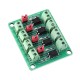 817 Optocoupler 4 Channel Voltage Isolation Board Voltage Control Switching Module Optical Isolation Module 3.3V 5V 817 Optocoupler 4 Channel Voltage Isolation Board Voltage Control Switching Module Optical Isolation Module 3.3V 5V